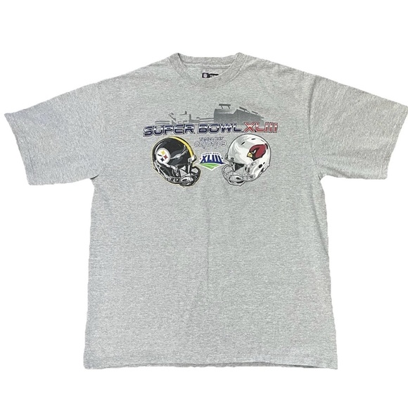 Team Apparel Other - Super Bowl XLIII Steelers vs Arizona Cardinals Graphic T-Shirt Men’s XL NFL Tee